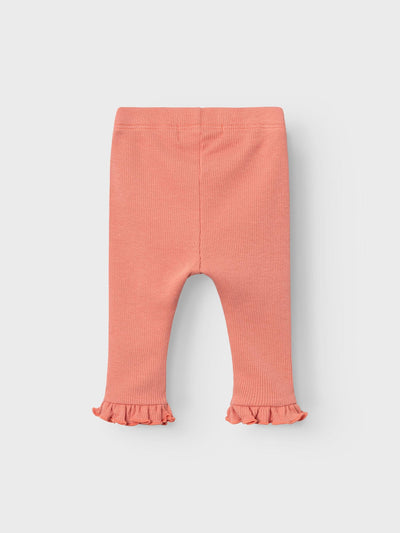 Lil' Atelier BABY SLIM FIT LEGGINGS CanyonClay
