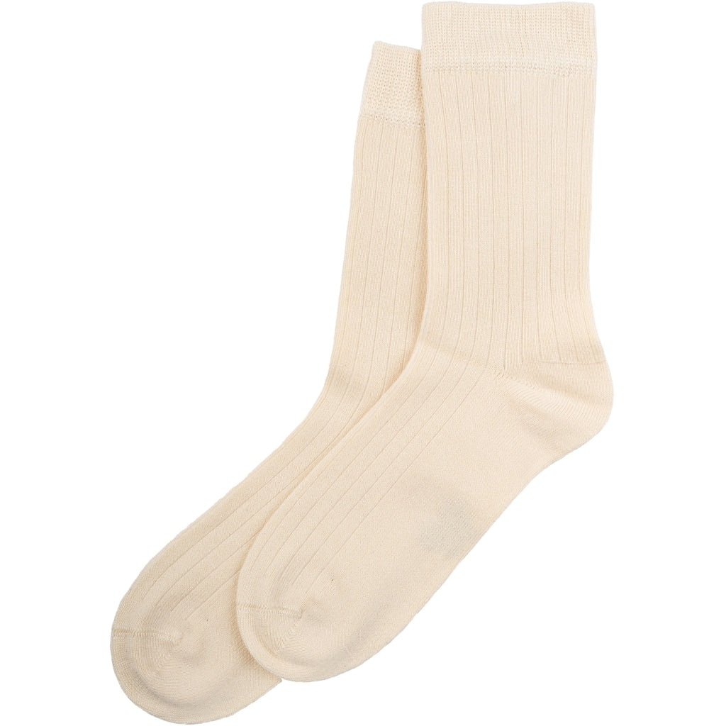 MiniPop® Bamboo Socks Off White