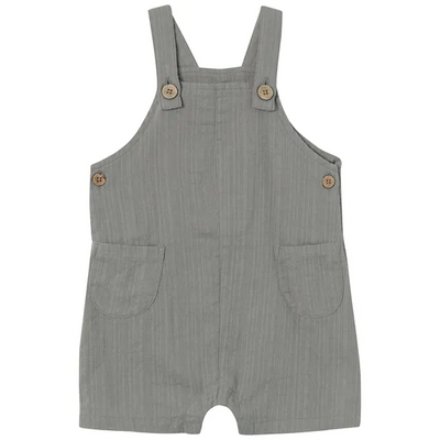 Lil'Atelier Frost Gray Hessa Loose Shorts Overall