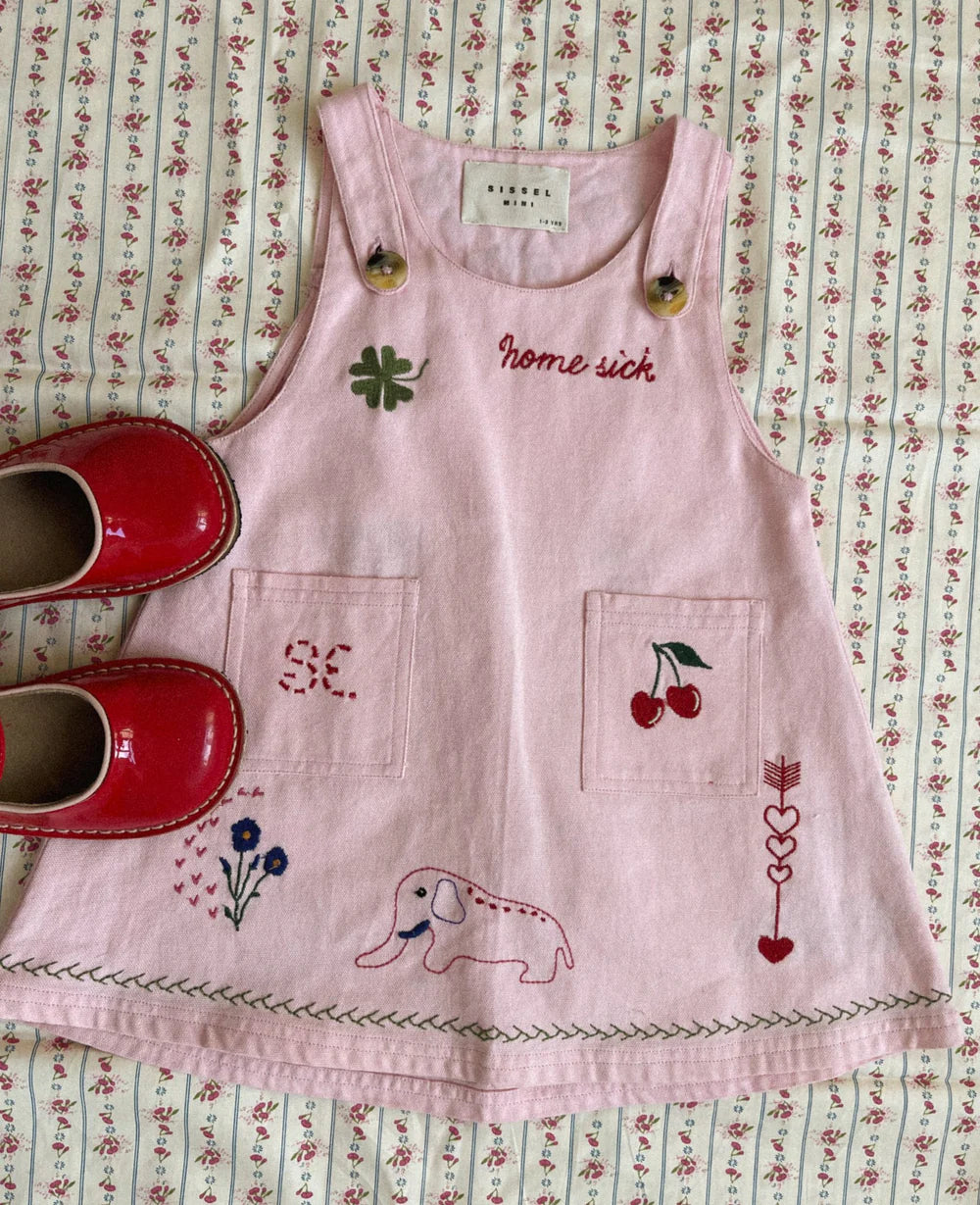 Magda MINI Organic Cotton Dress - Pink