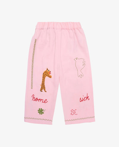 Oda MINI Organic Cotton Pants Pink