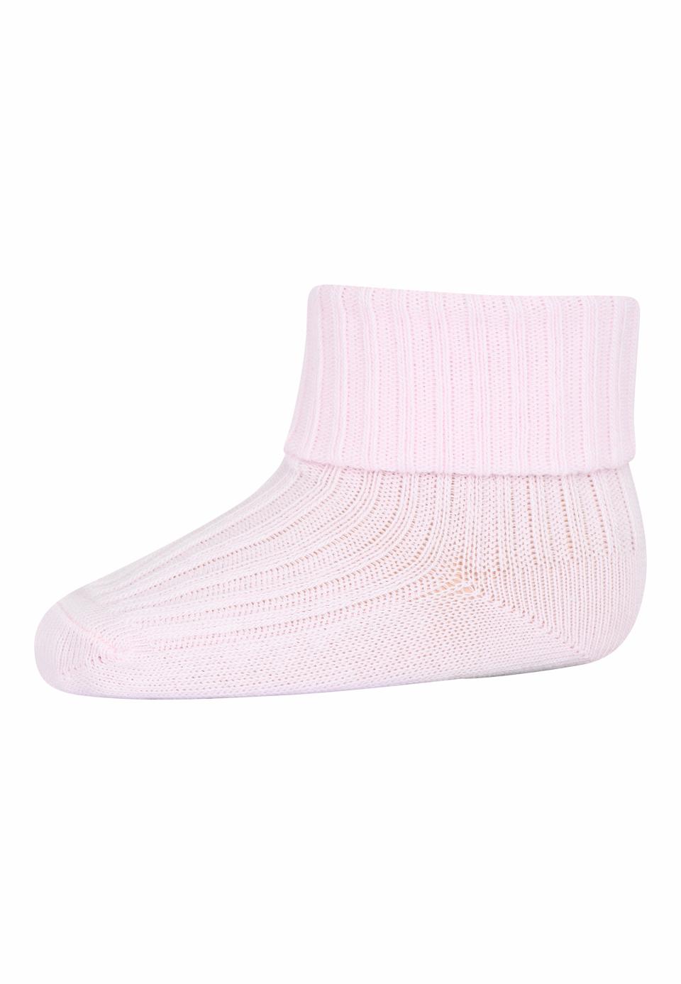 Cotton rib baby socks - Cherry Blossom